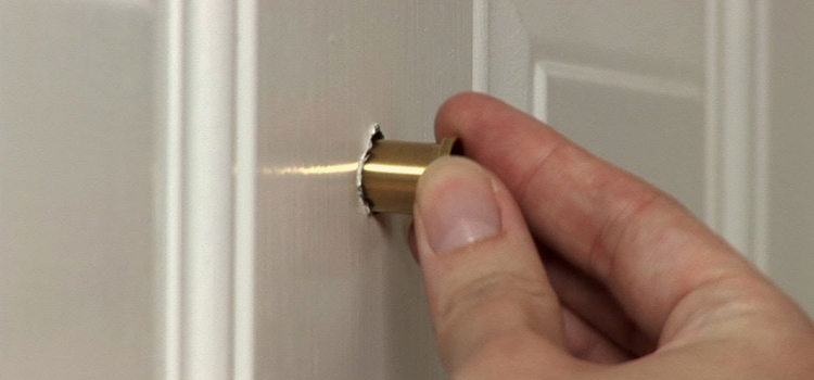 peephole door repair in DeLand